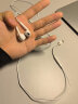 SevenLove耳机有线半入耳式手机电竞电脑适用于苹果vivo小米oppo红米华为荣耀三星MP3睡眠降噪3.5圆孔type-c 音乐游戏语音通话耳麦【白色】 实拍图