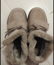 他她（TATA）雪地靴女冬季加绒保暖厚底增高休闲鞋女士短靴W3VA1DD2 浅灰 37 晒单实拍图