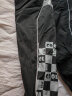 MQD男童净色加绒运动收脚工装休闲裤冬装新款中大童加厚保暖 黑色 160cm 晒单实拍图