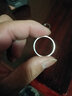 QMXD3mm色光板戒指尾戒男女戒男士戒指 潮男个性日韩霸气尾戒指食指环 20号 实拍图