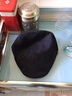 7PM帽子男秋冬鸭舌帽男加厚前进帽韩版男士帽子贝雷帽中老年人爸爸帽 藏青色(56-58cm可调节) 实拍图