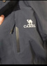骆驼（CAMEL）三防冲锋衣户外登山服防风防水防污三合一运动外套 A9W214119AX，黑色，男 XXXL 实拍图