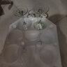 格娜斯（CRISTALGLASS）轻奢红酒杯套装家用水晶玻璃葡萄酒醒酒器创意北欧高脚杯子酒具 带把醒酒+马车杯架 350ml 6只 实拍图