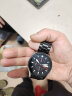 今舞 适用vivowatch2/3表带金属三珠精钢带vivo iqoo手表表带商务男女款表链腕带 黑色 vivo Watch2 46表盘（22mm） 实拍图