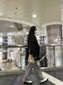 GARNUO灰色小西装外套女两件套装2025春秋新款小个子高级感宽松休闲西服 黑色西装 M 【111-120斤】 实拍图