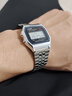 卡西欧（CASIO）手表 小春同款 情侣经典复古小方块 时尚学生表小金表520礼物 A159W-N1D 实拍图