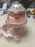 雄泰（XiongTai）塑料杯大容量女生高颜值大肚杯儿童运动水壶带吸管便携夏天水杯子 粉色+背带+贴纸+850ml 实拍图