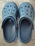 回力洞洞拖鞋休闲室内户外轻便透气不易滑包头沙滩鞋HL03271蓝灰39码 实拍图