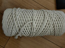 宝然棉绳棉线手工捆绑吊牌绳子粽子线绳螃蟹线绳挂毯编织线粗细棉线绳 4mm100米（推荐螃蟹绳） 实拍图