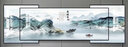 墨派卧室装饰画床头挂画现代简约轻奢酒店墙画客厅背景墙主卧房间壁画 比翼双飞 160x50cm适合1.8米床晶瓷 实拍图