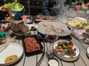 闪闪优品麦饭石烤盘卡式炉烤肉盘家用烤肉锅铁板烧户外露营烧烤盘不粘燃气 麦饭石不粘烤盘：可户外使用 37cm 实拍图
