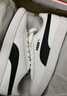 彪马（PUMA）男鞋女鞋 春季新款运动鞋简约时尚小白鞋皮面情侣低帮轻便休闲鞋 经典黑白配色/简约时尚 39 (内长250mm) 实拍图