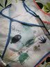 贝肽斯围兜婴儿吃饭冬季防水防脏短袖春儿童饭兜罩衣男女宝宝反穿衣 短袖款海洋 M码（0-1岁 适合身高70-80cm） 实拍图