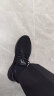 意尔康男鞋 休闲鞋男2023春季新款飞织透气学生运动跑步鞋时尚网面鞋男 黑色 42 实拍图