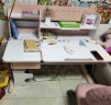 博士有成（BSUC） 儿童学习桌套装写字桌椅家用小学生书桌可升降调节电脑桌学生桌 公益新秀1.2米+801粉色套装 实拍图