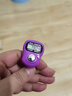 天窗（Sky window）手持计数器戒指款电子点数器便携多用途手指记数器 紫色 实拍图