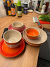 酷彩（Le Creuset）炻瓷19/23cm圆形碟 家用餐具水果盘甜品盘西餐盘沙拉盘餐盘 圆形碟石英粉 19cm 实拍图