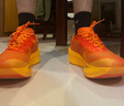乔丹QIAODAN飞影PB4.0专业马拉松竞速跑步鞋碳板跑鞋运动鞋男 龙焰橙/谷穗黄 -橙色预警 40 实拍图