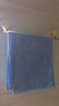 全棉时代毛巾纯棉不易掉毛加大加厚方巾抗菌柔软强吸水 冰川蓝32*70cm 实拍图