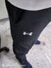 安德玛（Under Armour）休闲长裤男 跑步训练宽松舒适透气运动裤子 1390151黑色 M 实拍图
