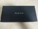 帕森（PARZIN）太阳镜女  时尚潮流男女通用方框开车驾驶墨镜男 92102 钢琴黑 实拍图