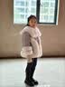 G.duck小黄鸭女童靴子2026新款秋冬款长靴儿童长筒靴女大童高筒靴冬皮靴 黑色加绒 （脚长加1cm下单哦） 33 （内长20.6cm） 实拍图