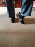 南极人（Nanjiren）真皮高跟鞋女2023年新款单鞋皮鞋防滑厚底深口粗跟工作鞋 黑色单里 40 标准码 晒单实拍图