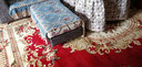 俪羊地毯 纯手工立体剪花高密度加厚客厅地毯 大卧室床边毯 欧式沙发茶几毯 LY-55R酒红色 3米x4米 实拍图