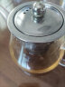 瓷牌茗茶具（cipaiming teaset） 透明玻璃茶具整套套装家用功夫茶壶茶杯会客泡茶器 透明八骏壶6彩把杯+绿柄公杯 实拍图