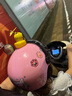 淮夏儿童头盔3C安全帽男孩女孩3-16岁可爱宝宝小孩学生电动车头盔四季 粉色猫咪2-7岁-+小黄鸭 均码 实拍图