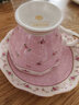 瓷侠客 咖啡杯碟高档精致女士英式下午茶茶具红茶杯碟勺套装 微瑕蕾丝（杯+碟） 实拍图