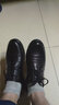 稻草人男鞋真皮鞋男士商务休闲鞋2025秋冬季正装透气耐磨舒适软皮面鞋子 6391加绒黑色 40 实拍图