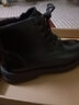 敏蔻头层牛皮春秋新款经典马丁靴女英伦风前系带小皮鞋短靴女 黑色侧拉链单里 40 实拍图