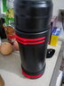 慕馨（moosen）保温保冷杯壶大容量男士户外便携旅行水杯壶车载不锈钢水杯子刻字 1.6L黑(3斤水)带小碗-升级抗菌 实拍图