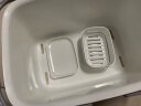 bdo肥皂盒带盖香皂盒沥水旅行便携式收纳简约防水肥皂盒 白色1个 实拍图