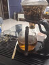 正扬玻璃自动茶具懒人整套磁吸茶壶防烫高档泡茶器功夫杯茶盘套装家用 自动(迎客)金色把杯+茶罐+长琴胡黑 实拍图