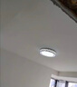 灵翔之光LED吸顶灯客厅圆形卧室水晶吸顶灯具 无极调光现代简约大气灯具 圆40cm无极调光36W送3色功能 实拍图