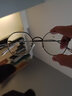 FRANZLISZT 近视眼镜框男女复古眼睛商务眼防蓝光防辐护目镜记忆金属 黑色 变色防蓝1.61变色0-800度丨留言 实拍图