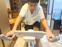 斯诺德（SiNuoDe）动感单车自发电家用智能调阻室内健身车静音磁控运动锻炼健 自发电-免费实景课程-冰川白 实拍图