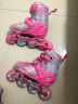 麦斯卡轮滑鞋儿童溜冰鞋男女童滑冰鞋旱冰鞋平花专业速滑单排轮滑鞋 实拍图