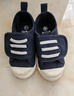 M1&M2童鞋女童帆布鞋男童室内鞋幼儿园室外小白鞋儿童鞋子女学步鞋398 深蓝 25 适合脚长15cm 实拍图