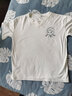 梨喃【2件装】t恤女超火新款印花短袖夏季显瘦韩版学生上衣宽松体恤 奶白(油画熊)+白(单纯女孩胸标) M :【建议100斤以下】 实拍图