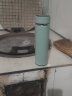智能显温保温杯不锈钢高颜值大容量茶水分离水杯保热保冷 典雅黑 480ml 304 实拍图