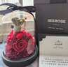 西罗斯（SEEROSE）永生花丘比特熊保鲜玫瑰花束高级春节情人节生日礼物送女朋友老婆 丘比特熊-嫣红 福州仓发货-支持代写贺卡 实拍图