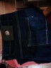 春夏薄款牛仔裤直筒宽松中年爸爸男士牛仔裤高腰弹力休闲牛仔长裤 5155深蓝 35 码=2尺8腰围 实拍图