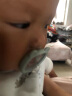 可菲尼（cofene）婴儿安抚奶嘴安睡型宝宝0-3-6个月1岁以上新生儿超软全硅胶防胀气 扁头奶嘴 灰绿（均码） 实拍图