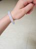 中国黄金（CHINA GOLD）次日达白月光手镯荔枝冻玉镯子年轻款生日礼物送女友老婆周年礼物 今/次日达*（宽镯）11mm白月光手镯【54圈口】 实拍图
