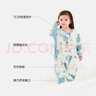 威尔贝鲁（WELLBER）婴儿睡袋1-3岁前6后4宝宝竹棉纱布分腿睡衣儿童春夏季 森林考拉XL 实拍图
