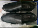 意尔康男鞋日常休闲皮鞋套脚舒适柔软单鞋 6541ZE97689W 黑色 40 实拍图