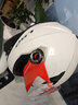 LS2头盔摩托车电动车全盔赛车机车电动踏板车头盔男女四季透气FF358 亮白 XL（头围建议57-58） 实拍图